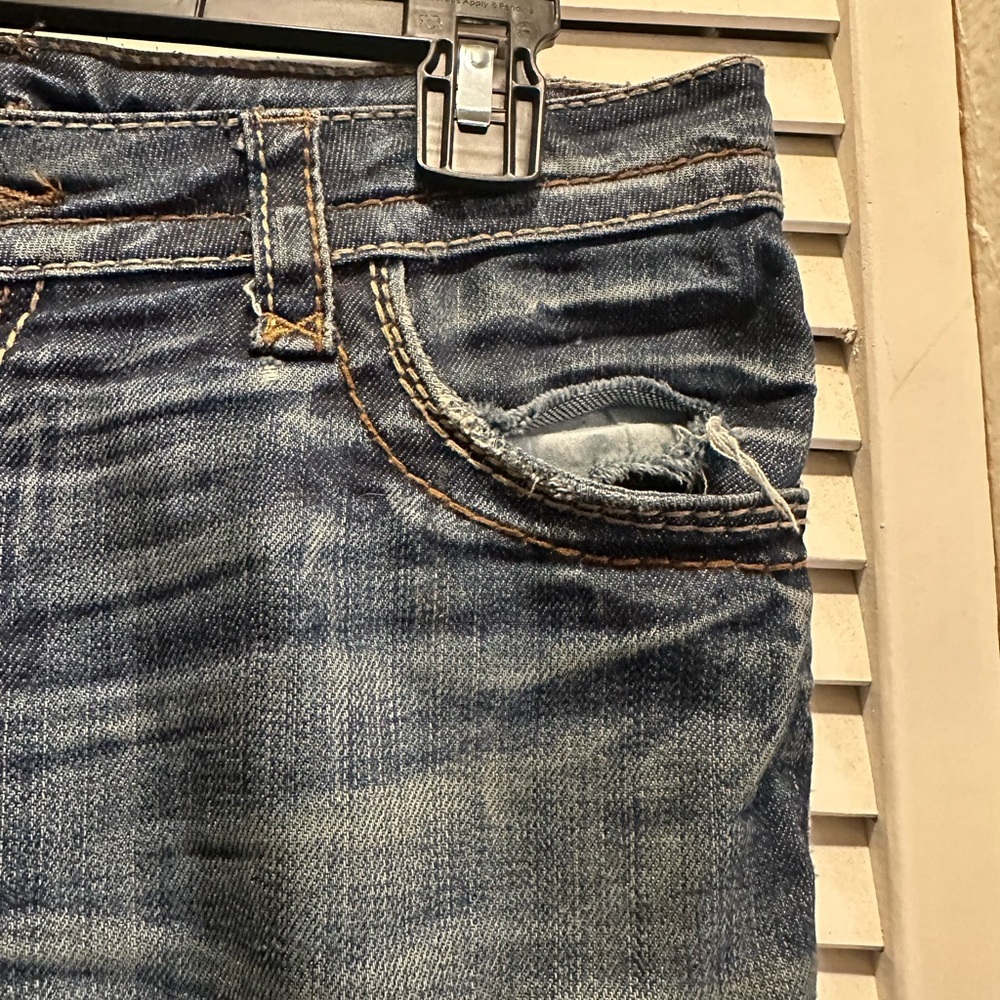 Kut From  The Kloth  Straight Legs Blue Denim Jeans - Picture 3 of 11